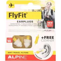 ALPINE FLYFIT Tampões de ouvido, 2 peças