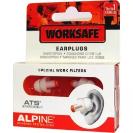 ALPINE WORKSAFE Tampões de ouvido, 2 peças