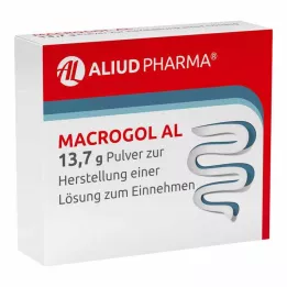 MACROGOL AL 13,7 g pó para solução oral, 100 unidades