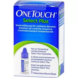 ONE TOUCH Solução de controle Select Plus Medium, 3,75 ml