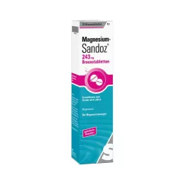 MAGNESIUM SANDOZ Comprimidos efervescentes de 243 mg, 20 unidades
