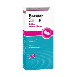MAGNESIUM SANDOZ Comprimidos efervescentes de 243 mg, 40 unidades