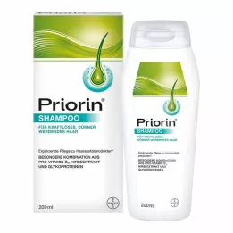 PRIORIN Shampoo para cabelos fracos e ralos, 200 ml