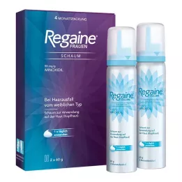 REGAINE Espuma Feminina 50 mg/g, 2X60 g