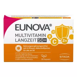 EUNOVA Cápsulas de longo prazo 50+, 30 unidades