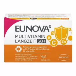 EUNOVA Cápsulas de longo prazo 50+, 60 unidades