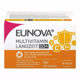 EUNOVA Cápsulas de longo prazo 50+, 120 unidades