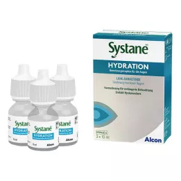 SYSTANE HYDRATION Colírio lubrificante para os olhos, 3X10 ml