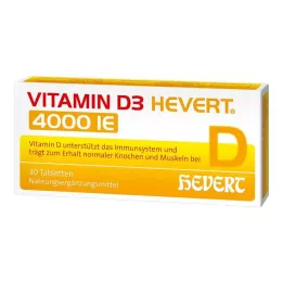 VITAMIN D3 HEVERT Comprimidos de 4.000 UI, 30 unidades