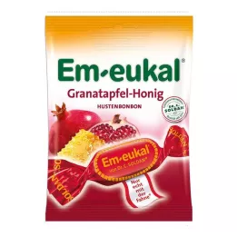 EM-EUKAL Balas de romã e mel com açúcar, 75 g