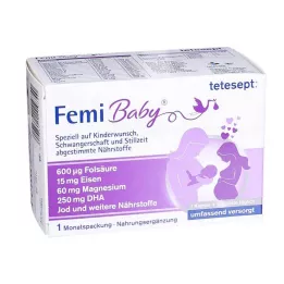 TETESEPT Comprimidos revestidos por película Femi Baby + cápsulas moles, 2X30 unidades