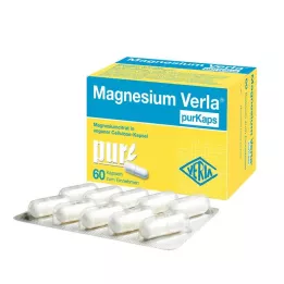 MAGNESIUM VERLA Cápsulas veganas purKaps para uso oral, 60 unidades
