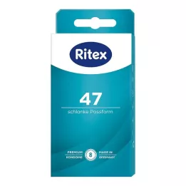 RITEX 47 preservativos, 8 peças