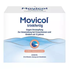 MOVICOL solução pronta para beber de 25 ml para uso oral, 30 unidades