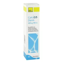 CALCI D3-Denk 1.000 mg/880 I.E. comprimidos efervescentes, 20 unidades