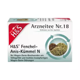 H&S Funcho-Anis-Alcaravia N Sacos de filtro, 20X2,0 g