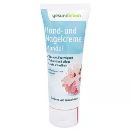 GESUND LEBEN Creme para mãos e unhas de amêndoa, 75 ml