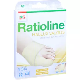 RATIOLINE Bandagem para correção de hálux valgo tamanho M, 1 peça