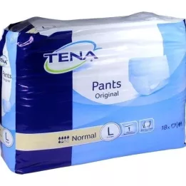 TENA PANTS Calças descartáveis originais normais L, 18 peças