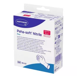 PEHA-SOFT nitrilo fino Unt.Hands.unsteril pf L, 10 unid
