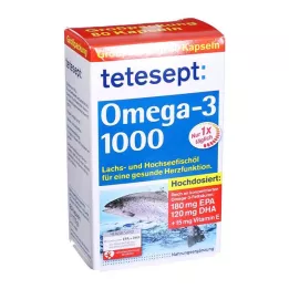 TETESEPT Ômega-3 1000 cápsulas, 80 unidades