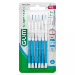 GUM Interdental bidirecionalb.0,9 mm azul, 6 unid