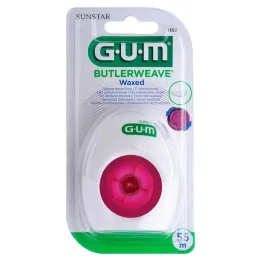 GUM Fio dental encerado Butlerweave, 1 un
