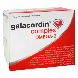 GALACORDIN comprimidos complexos de ômega-3, 60 unidades