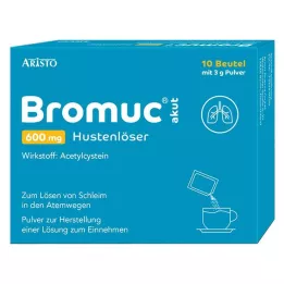 BROMUC comprimido expectorante para tosse aguda de 600 mg para administração oral, 10 unidades