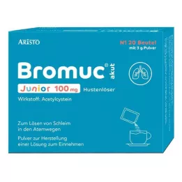 BROMUC akut Junior 100 mg expectorante para tosse P.H.e.L.z.E., 20 unidades