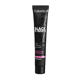 CURAPROX pasta de dentes de carvão preto é branco, 90 ml