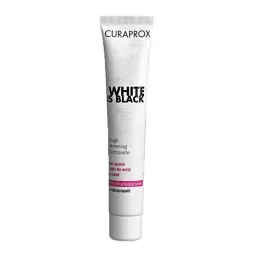 CURAPROX pasta de dentes de carvão branco é preto, 90 ml