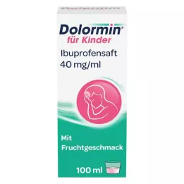 DOLORMIN para crianças Suspensão de xarope de ibuprofeno 40 mg/ml, 100 ml