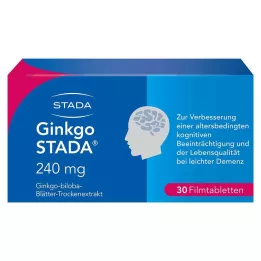 GINKGO STADA Comprimidos revestidos por película de 240 mg, 30 unidades