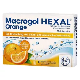 MACROGOL HEXAL Laranja Plv.z.Her.e.Lsg.z.Einn.Btl., 10 unidades