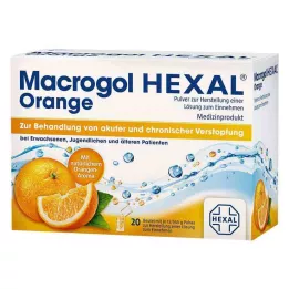 MACROGOL HEXAL Laranja Plv.z.Her.e.Lsg.z.Einn.Btl., 20 unidades