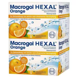 MACROGOL HEXAL Laranja Plv.z.Her.e.Lsg.z.Einn.Btl., 100 unidades