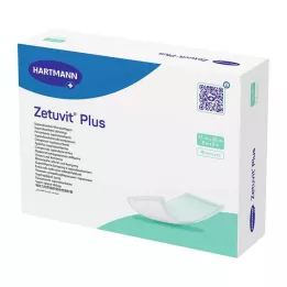 ZETUVIT Plus compressa de sucção extra forte estéril 15x20 cm, 10 unid
