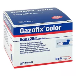 GAZOFIX bandagem de fixação colorida coesiva 6 cmx20 m azul, 1 unid