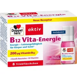 DOPPELHERZ Ampolas para beber B12 Vita-Energie, 8 unidades