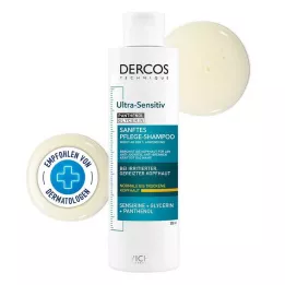 VICHY DERCOS shampoo ultra-sensível couro cabeludo seco, 200 ml