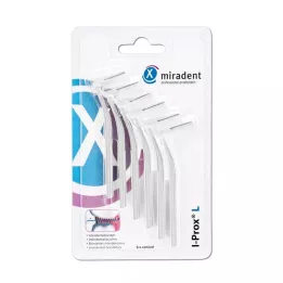 MIRADENT Escovilhão interdental I-Prox L 0,6 mm branco, 6 peças