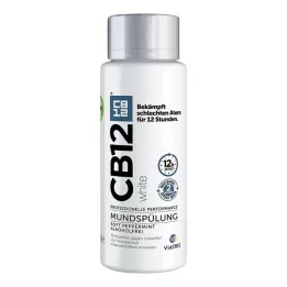 Solução de enxágue bucal branca CB12, 250 ml