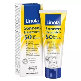 LINOLA Leite Solar Pele LSF 50, 100 ml