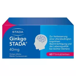GINKGO STADA Comprimidos revestidos por película de 40 mg, 60 unidades