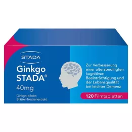 GINKGO STADA Comprimidos revestidos por película de 40 mg, 120 unidades