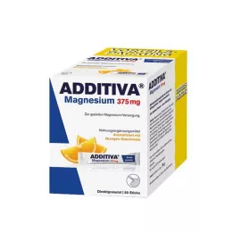 ADDITIVA Bastões de magnésio 375 mg, 60 unidades