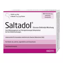 SALTADOL Pó eletrolítico para uso oral, 6 unidades