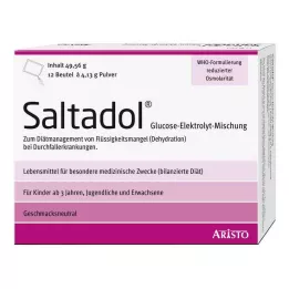 SALTADOL Pó eletrolítico para uso oral, 12 unidades