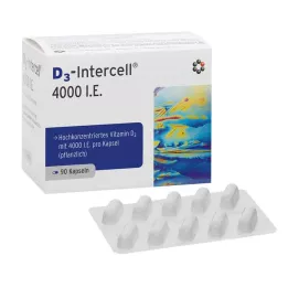 D3-INTERCELL cápsulas de 4.000 UI, 90 unidades